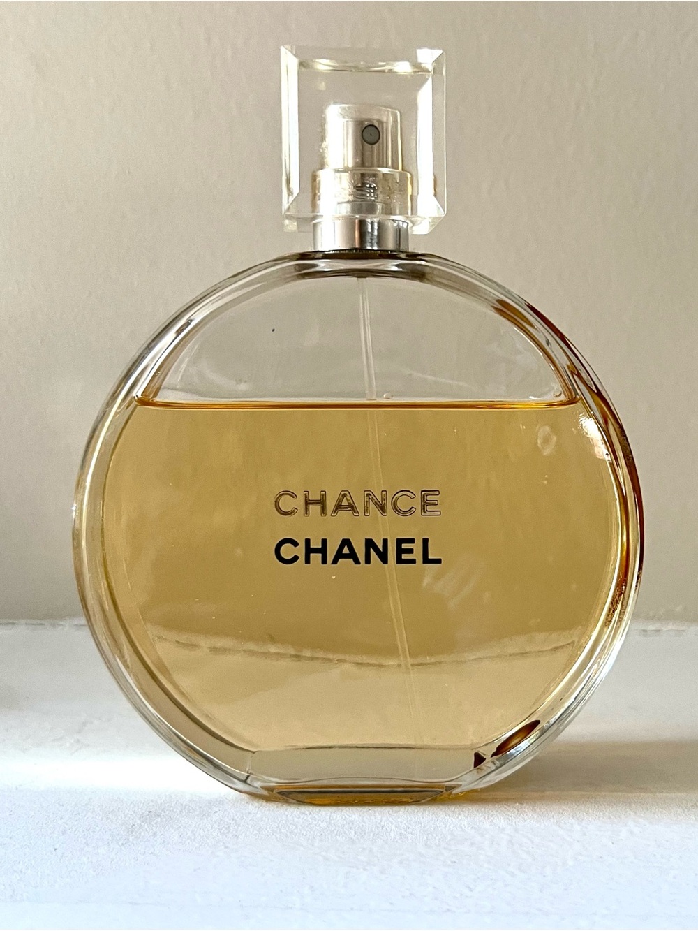 CHANEL Chance EDT 150ml 5oz Spray ~80% Full No Box Authentic - Picture 3 of 8